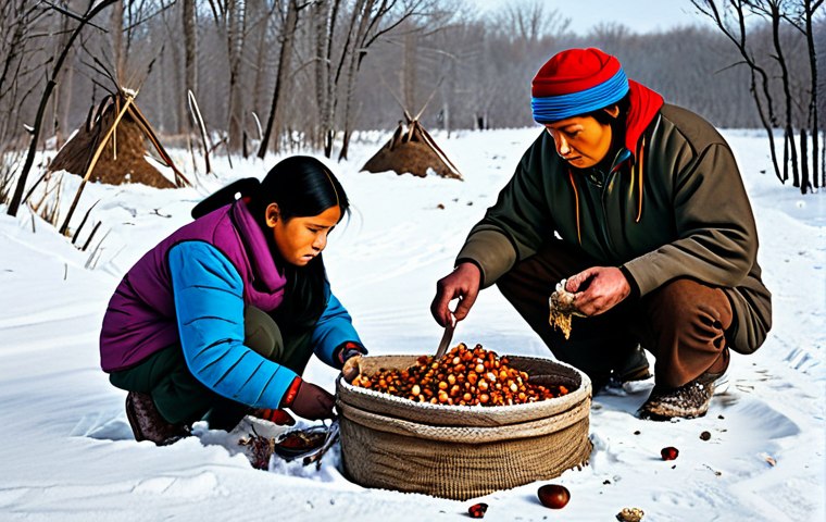 고대 인디언의 식사 관습 - Three Sisters Garden**

"A lush "Three Sisters" garden (corn, beans, squash) growing together in a f...