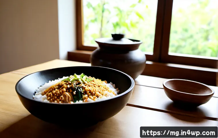 아시아 음식의 역사적 변천사 - Photorealistic museum-style tabletop scene illustrating the evolution of Asian cuisine, a graceful p...